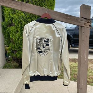 vintage porsche bomber jacket
